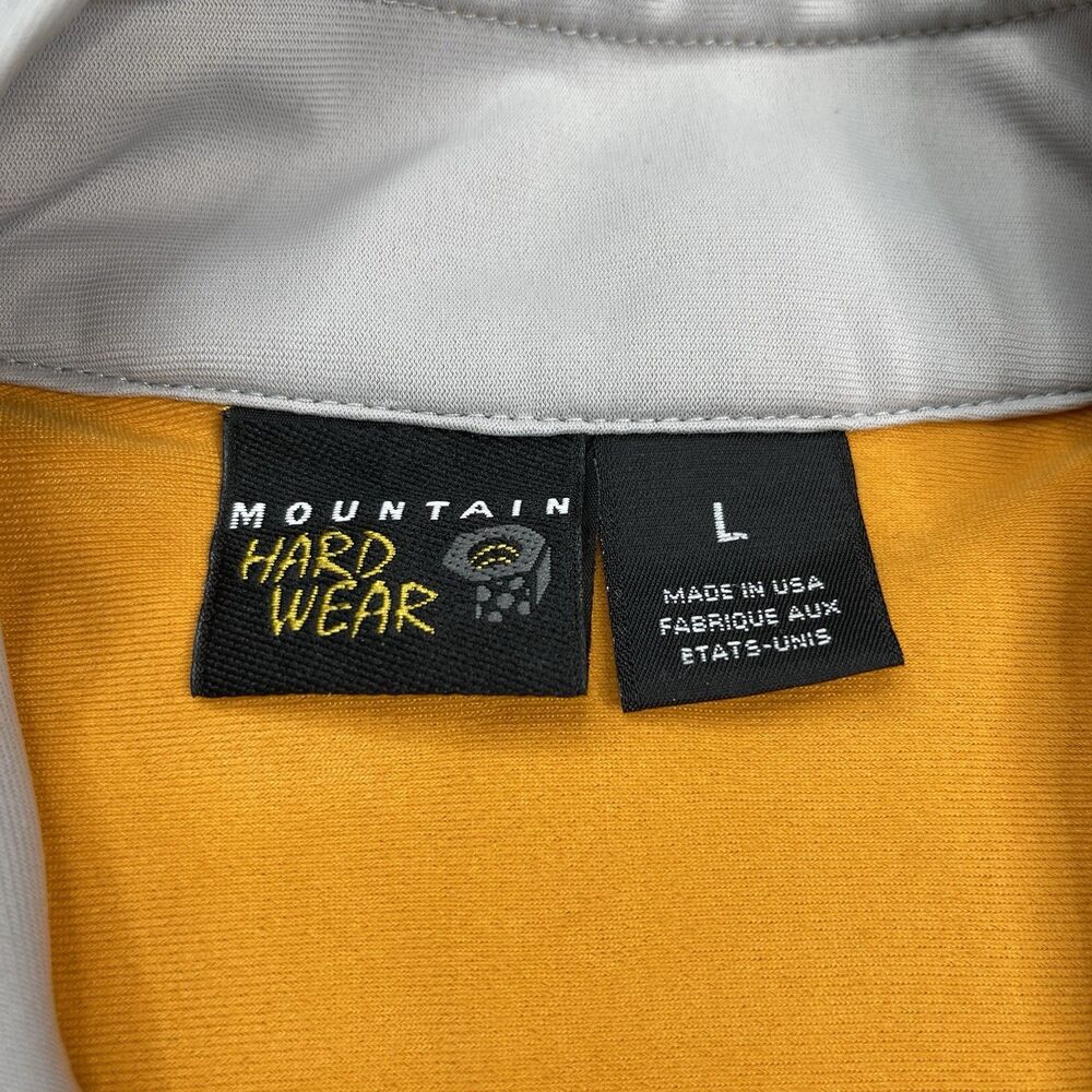 Mountain Hardwear 1/4 Zip Pullover Mens Large Zip Pockets Reflective - Picture 3 of 9